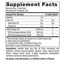 Load image into Gallery viewer, Nordic Naturals Ultimate Omega, Lemon Flavor - 1280 mg Omega-3-180 Soft Gels - High-Potency Omega-3 Fish Oil with EPA &amp; DHA - Promotes Brain &amp; Heart Health - Non-GMO - 90 Servings