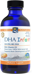 Nordic Naturals DHA Infant, Unflavored - 1050 mg Omega-3 + 300 IU Vitamin D3-4 oz - Supports Brain & Vision Development in Babies - Non-GMO - 24 Servings